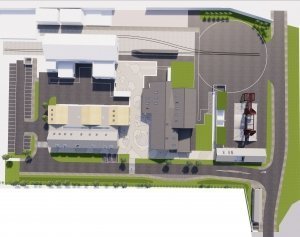 Artist impression of the Technology and Research Facility