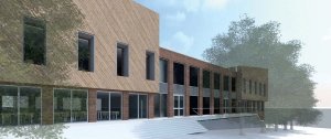 Newlyn building elevation rendering