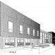 Newlyn Building sectional perspective