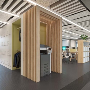 Associated Architects Interiors for the FBS Refurbishment project - work space