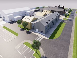Artist impression of the new Technology and Research Facility project
