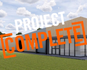 Feature image of project completion., Bodington Football Hub
