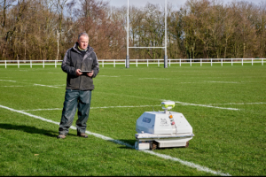 Uni. Of Leeds.Ground staff at Weetwood Playing Fields.24 Feb 2022.©Victor De Jesus