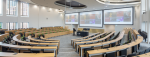 Lecture room in Esther Simpson Building
