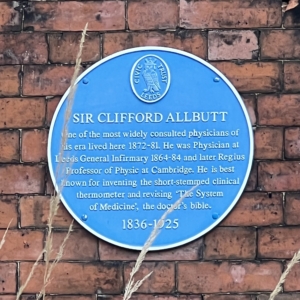 Sir Clifford Allbutt blue plaque