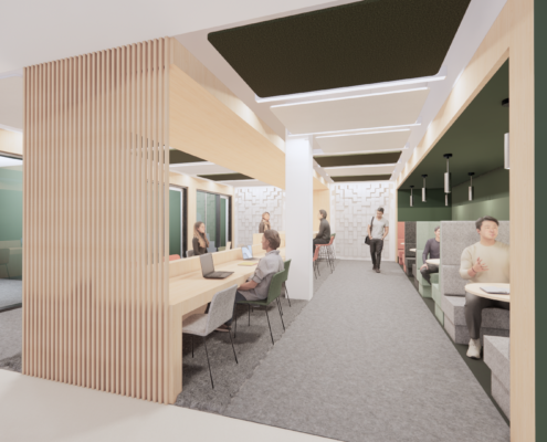 Electronic and Electrical Engineering Building CGI model
