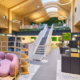 Health Sciences Library collaborative learning area