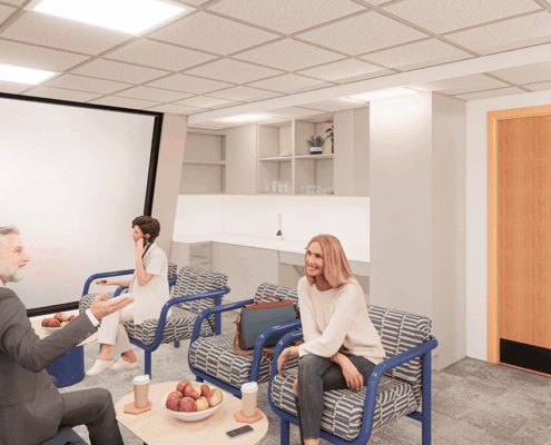 CGI of Cheney collaboration space