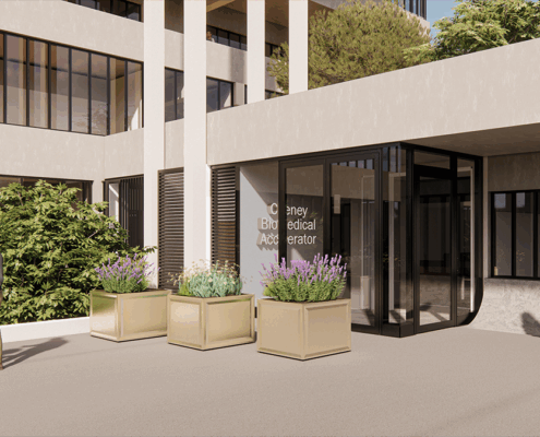 CGI of Cheney entrance