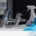 cleaning a sink
