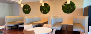 EC Stoner commuter lounge work booths