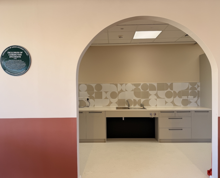 commuter lounge kitchen fit with microwave and fridge freezer