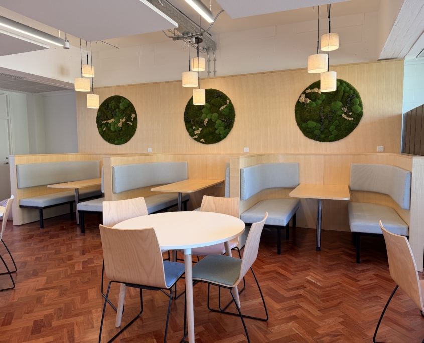 Seating area in EC Stoner commuter lounge
