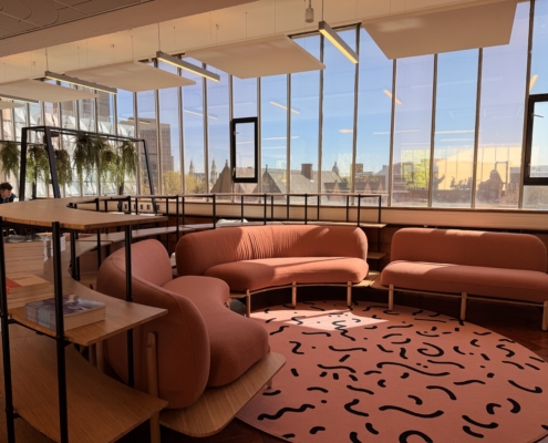 commuter lounge sofa in EC Stoner