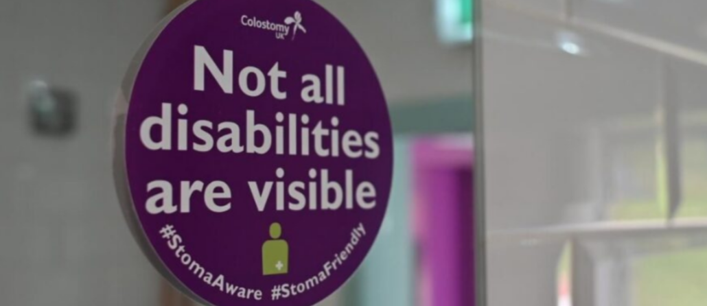 Not all disabilities are visible sign