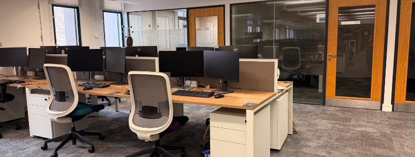 workbenches in Worsley professional services hub