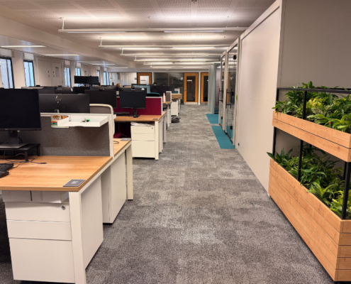 Worsley Prof Services Hub Level 11 open plan workspace