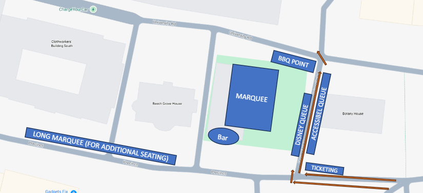 ResFest site area map